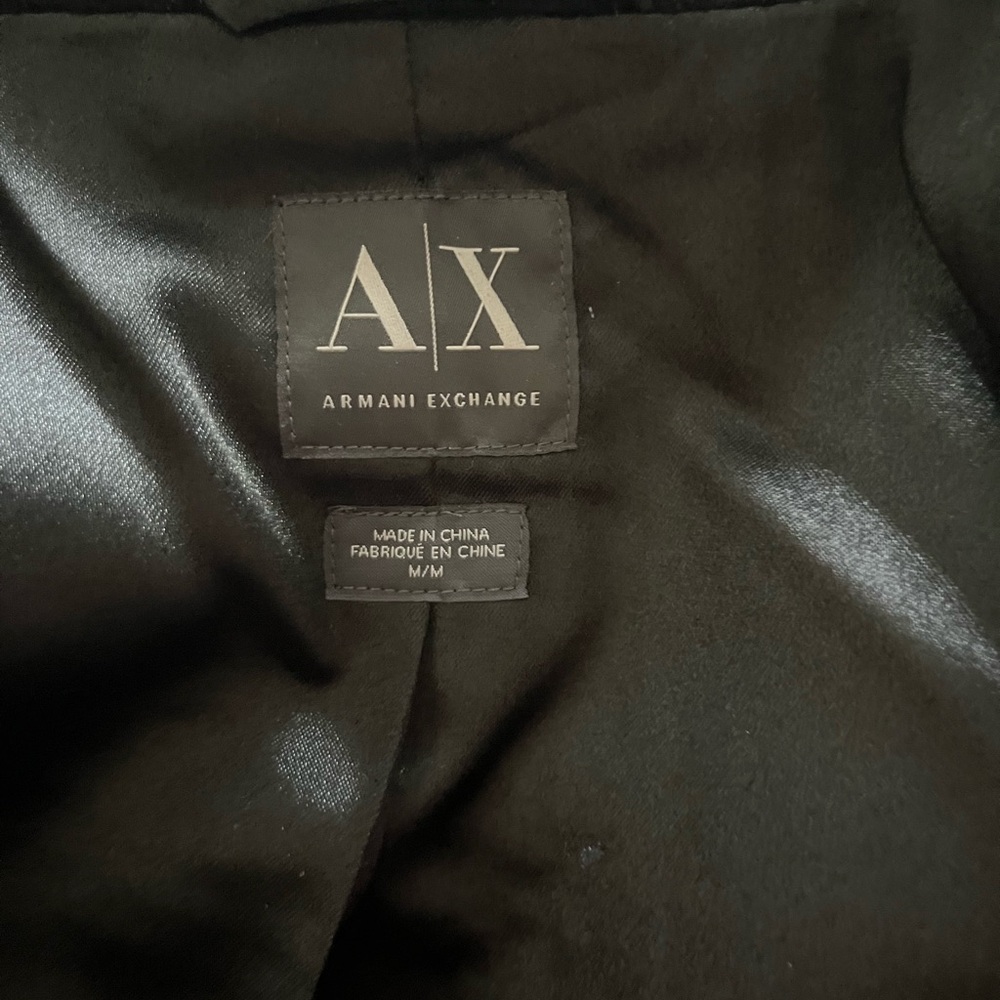 Armani Exchange Black Textured Blazer size M - Picture 5 of 7